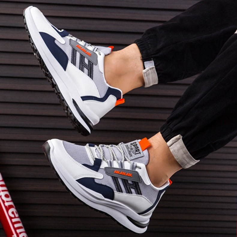 Men Sneakers White Sports Shoes Running Walking - householdessential