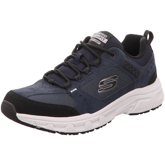 Skechers Mens Oak Canyon Redwick Trainers Navy/Black 10.5 - householdessential