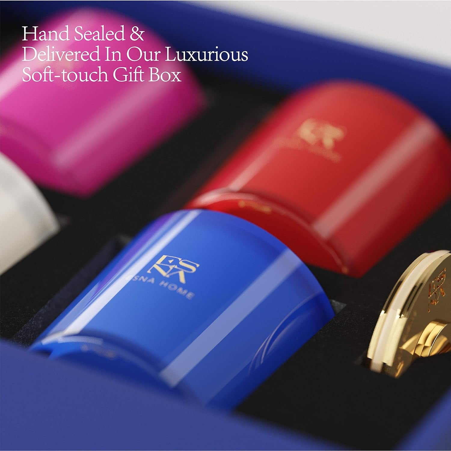 Lavender Stress Relief Soy Candle Gift Set | Luxury Candle Box for Women - householdessential