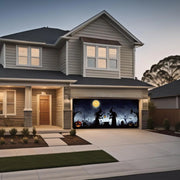 Garage Friends Halloween 2024 New Halloween Garage Door Cover Garage Door Halloween for Halloween Party Indoor Outdoor DIY Home Window Door Halloween Decorations