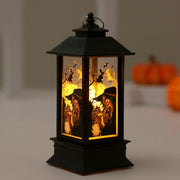 Halloween Decorations Led Candle Light Vintage Witch Castle Pumpkin Ghost Hanging LED Lantern Lamp Haloween Party Decor Supplies