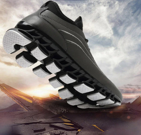 Leather Blade Sports Shoes, Casual Running Shoes for Men