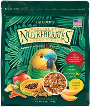 'S Tropical Fruit Nutri-Berries Pet Bird Food, Made with Non-Gmo and Human-Grade Ingredients, for Parrots, 3 Lb