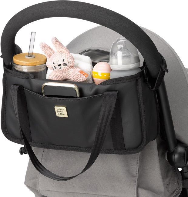 Wander Stroller Caddy, Perfect for Organization, Multiple Carry Positions, Fits Most Strollers, Black