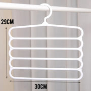 5 in 1Pants Storage Hanger Organizer Hangers save Wardrobe Space Magic Folding Pant Rack Tie Hanger Shelves Closet Organizer