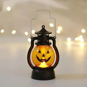 Halloween Decorations Led Candle Light Vintage Witch Castle Pumpkin Ghost Hanging LED Lantern Lamp Haloween Party Decor Supplies