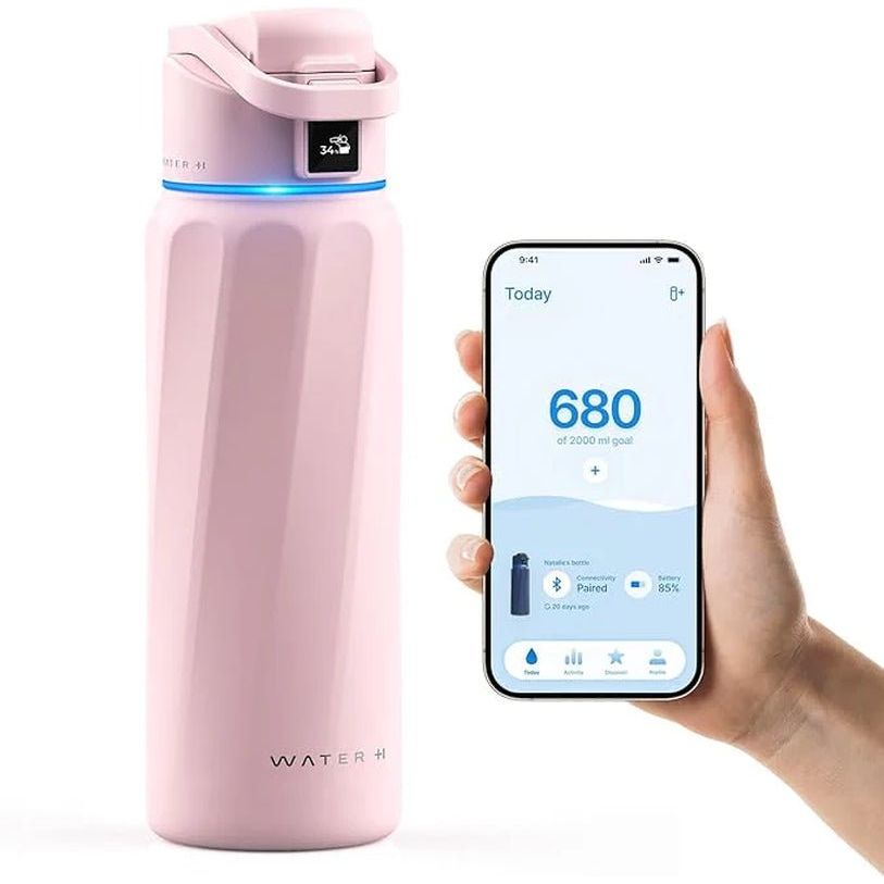 Waterh Boost Smart Water Bottle: 32 Oz Hydration Tracker with APP & Insulation - householdessential