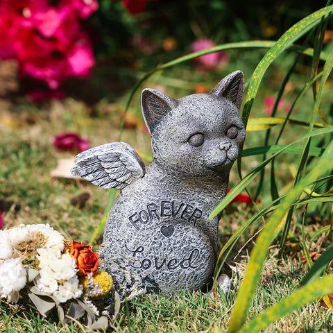 Gifts for Pet Lovers! Pet Memorial Tombstone Ornament Home Garden Patio Cats Puppy Memorials