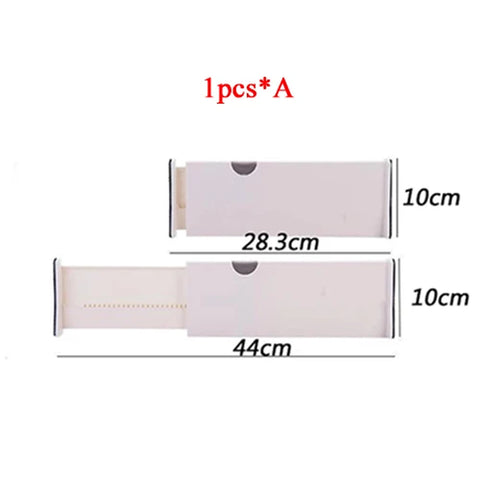 Adjustable Storage Drawers Divider Retractable Plastic Drawer Partition Holder Household Storage Clapboard Kitchen Organizador