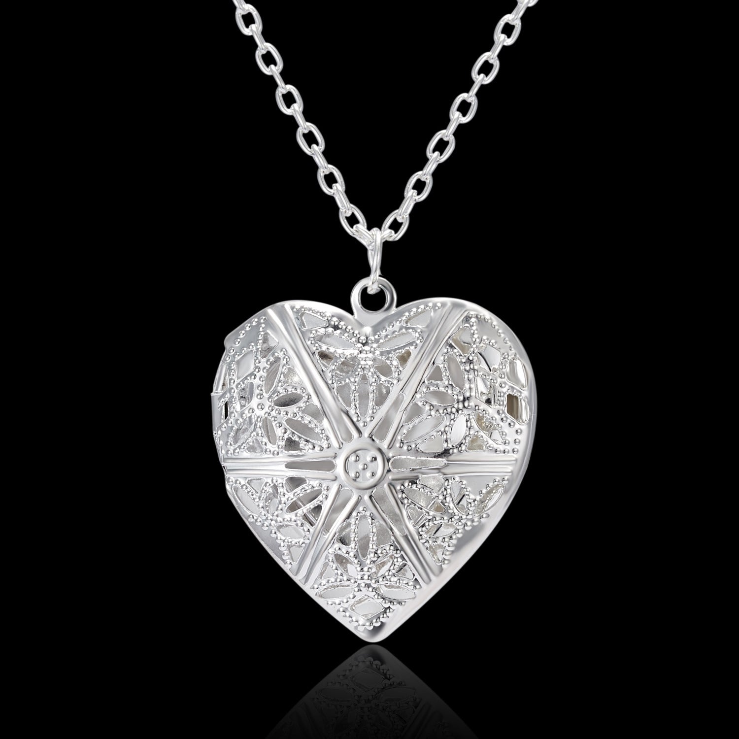 Heart-shaped Photo Necklace Personalized Gift Jewellery - householdessential