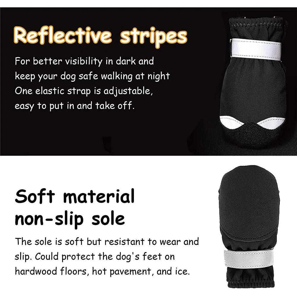Waterproof Reflective Pet Sports Footwear for Dogs - householdessential
