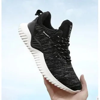 Breathable Knit Running Shoes for Men - householdessential