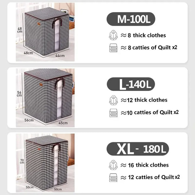 Household Storage Bag Non Woven Fabric Quilt Storage Pouch Suitable for Various Scenarios Dustproof and Waterproof