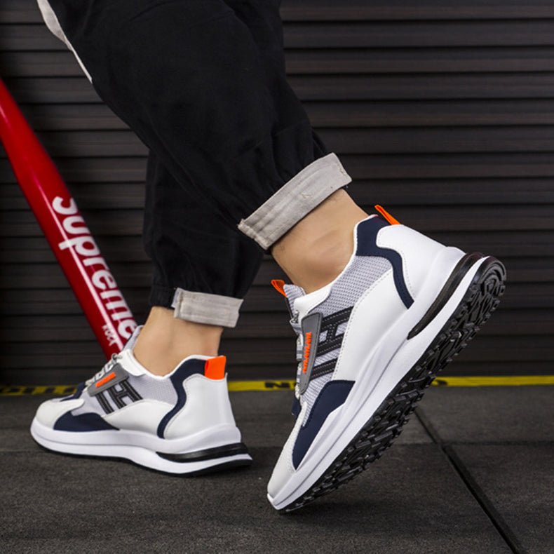 Men Sneakers White Sports Shoes Running Walking - householdessential