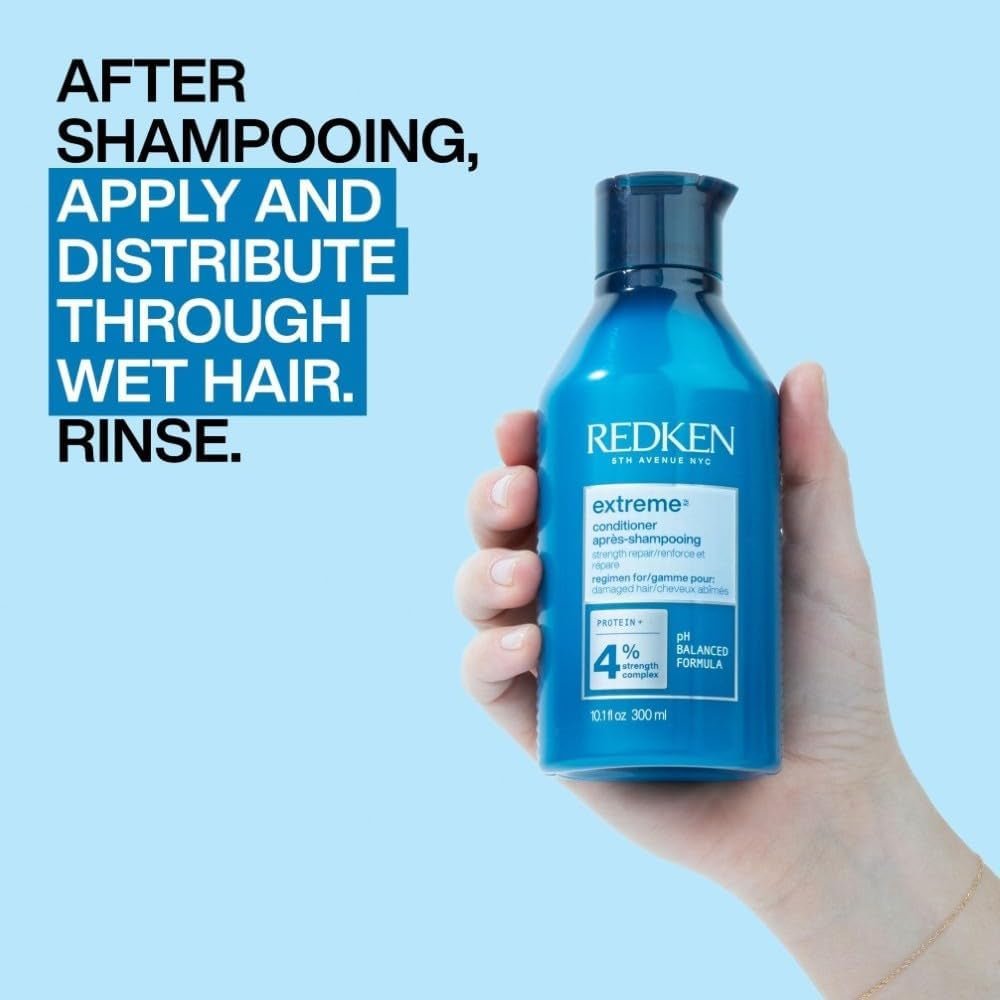 Conditioner, for Damaged Hair, Protein, Strength Repair, Extreme - householdessential