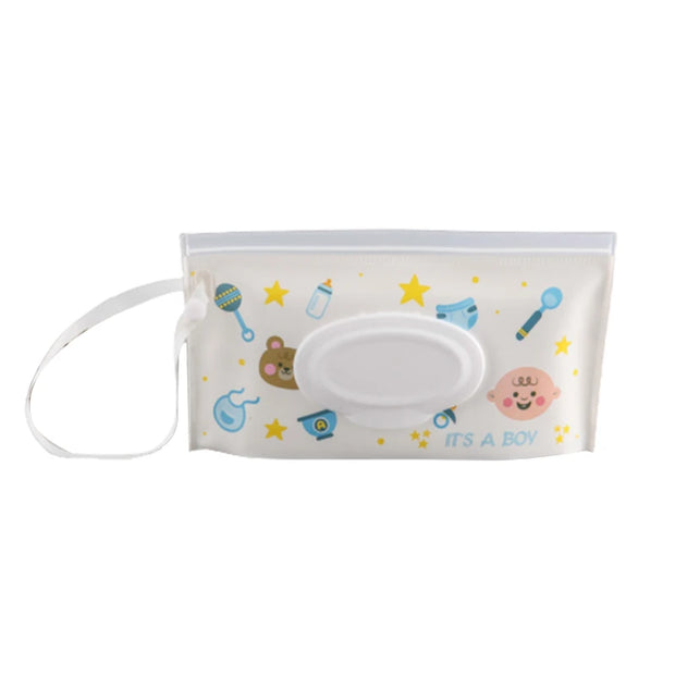 New Portable Baby Wipes Box Eco-Friendly Reusable Organizer anti Dust Storage Box for Baby Kids Clamshell Snap Wipe Container