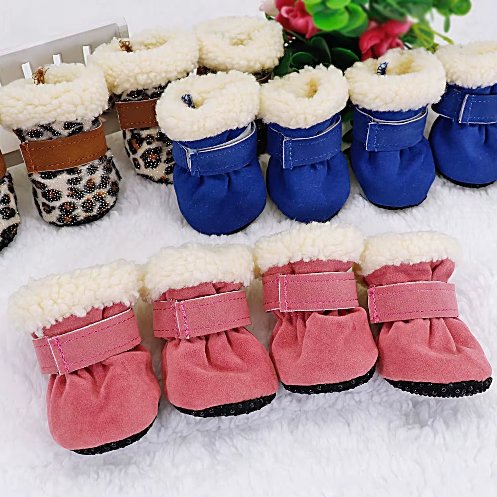 Waterproof Dog Boots Set with Anti-Slip Design for Small Dogs - householdessential