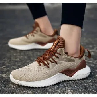 Breathable Knit Running Shoes for Men - householdessential
