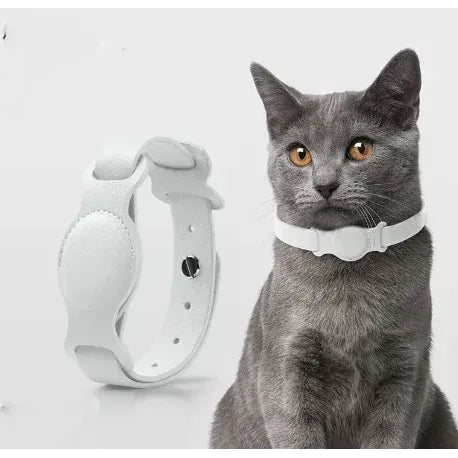 Dogs And Cats Pet Collar Chain Leather Cover - householdessential