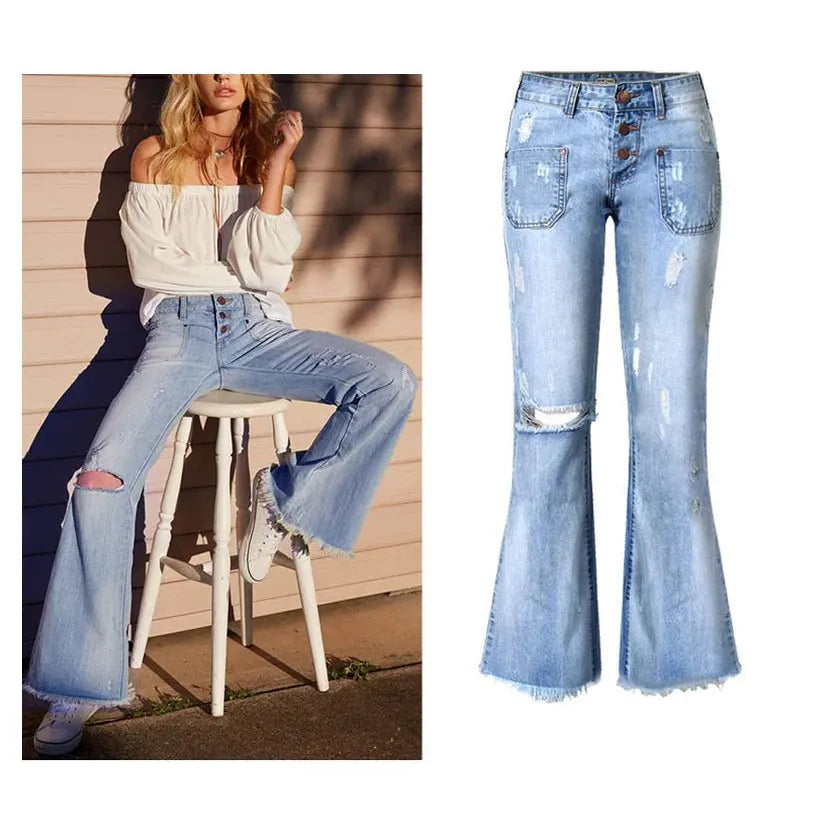 Trumpet Denim Trousers - householdessential