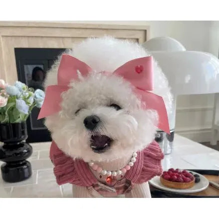 Princess Style Bow Pet Accessories Hair Band - householdessential