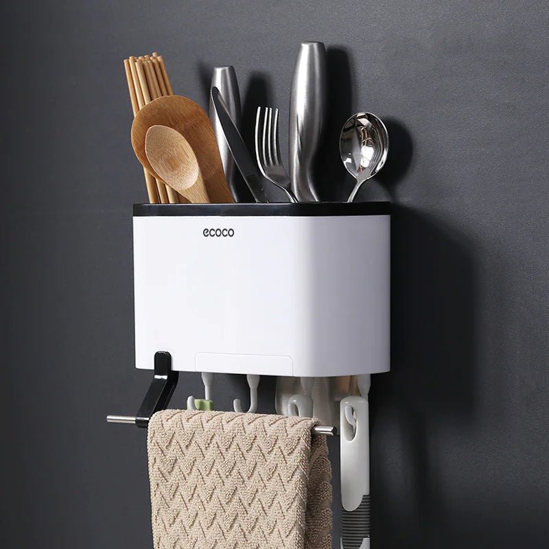 Household Knife Holder Integrated Storage Box - householdessential
