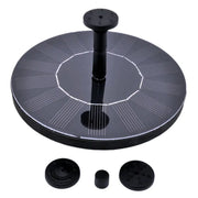 Miniature Solar Fountain Pump with Bird Feeder for Garden