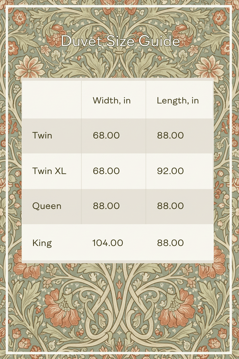 William Morris Four Fruits Pattern (1862) Cotton Duvet Cover | Floral Bedding - householdessential