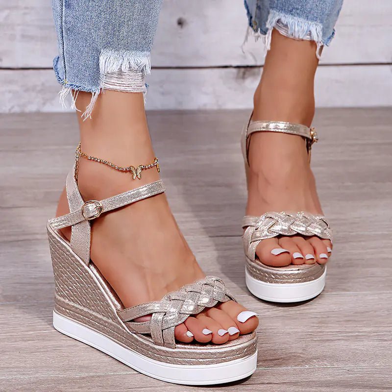 Wedge High Heel Platform Shoes for Women - householdessential