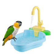 Parrot Perch Shower Pet Bird Bath Cage Basin Parrot Bath Basin Parrot Shower Bowl Birds Accessories Parrot Toy Bird Bathtub 1Pc