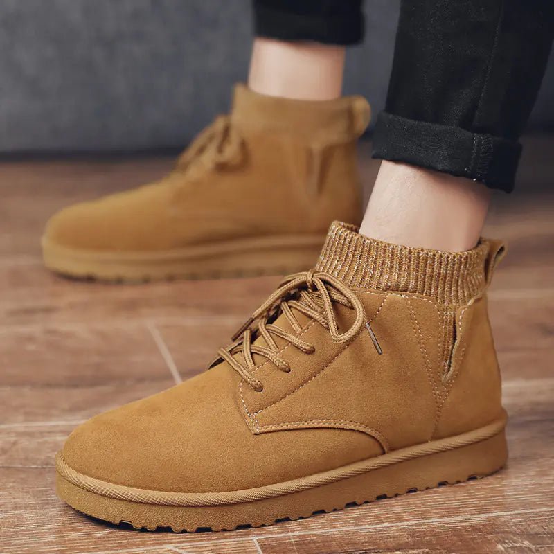 Thickened High - Top Cotton Shoes for Men - householdessential