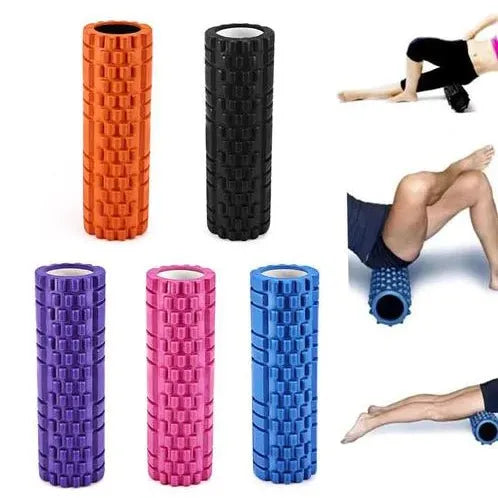 Yoga Foam Roller and Pilates Rubber Massage Axis - householdessential