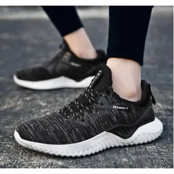 Breathable Knit Running Shoes for Men - householdessential