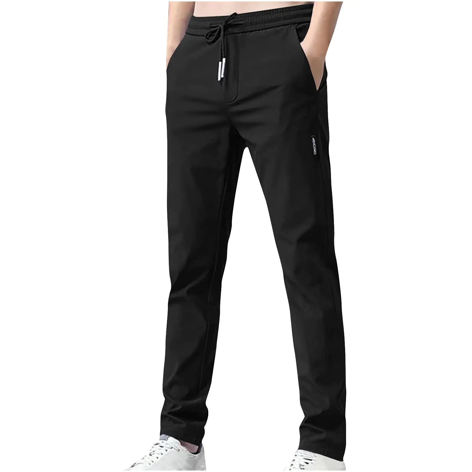 Quick Ship Ice Silk Golf Pants Men's Summer Breathable Trousers - householdessential