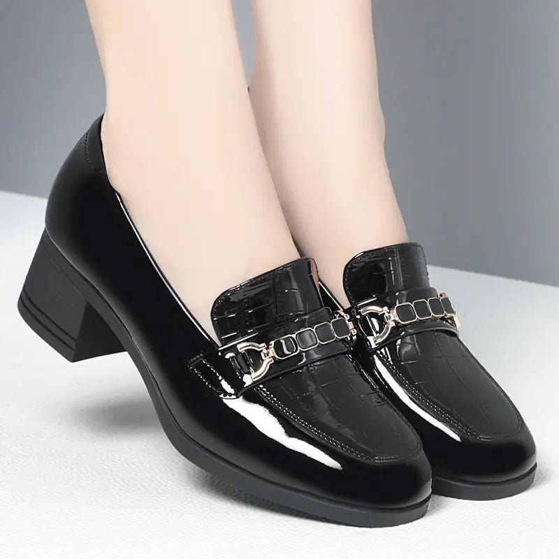 Red Soft Leather Wedding Shoes for Women - householdessential
