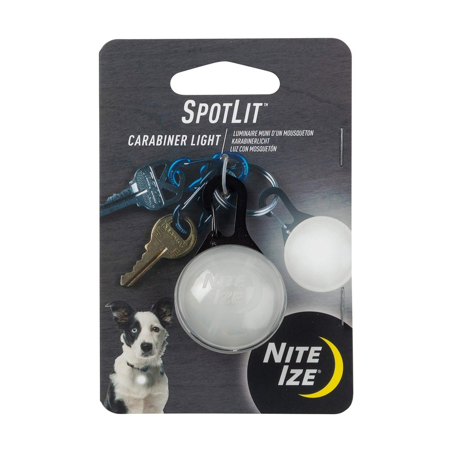 SPOTLIT LED CARABINER LIGHT - householdessential
