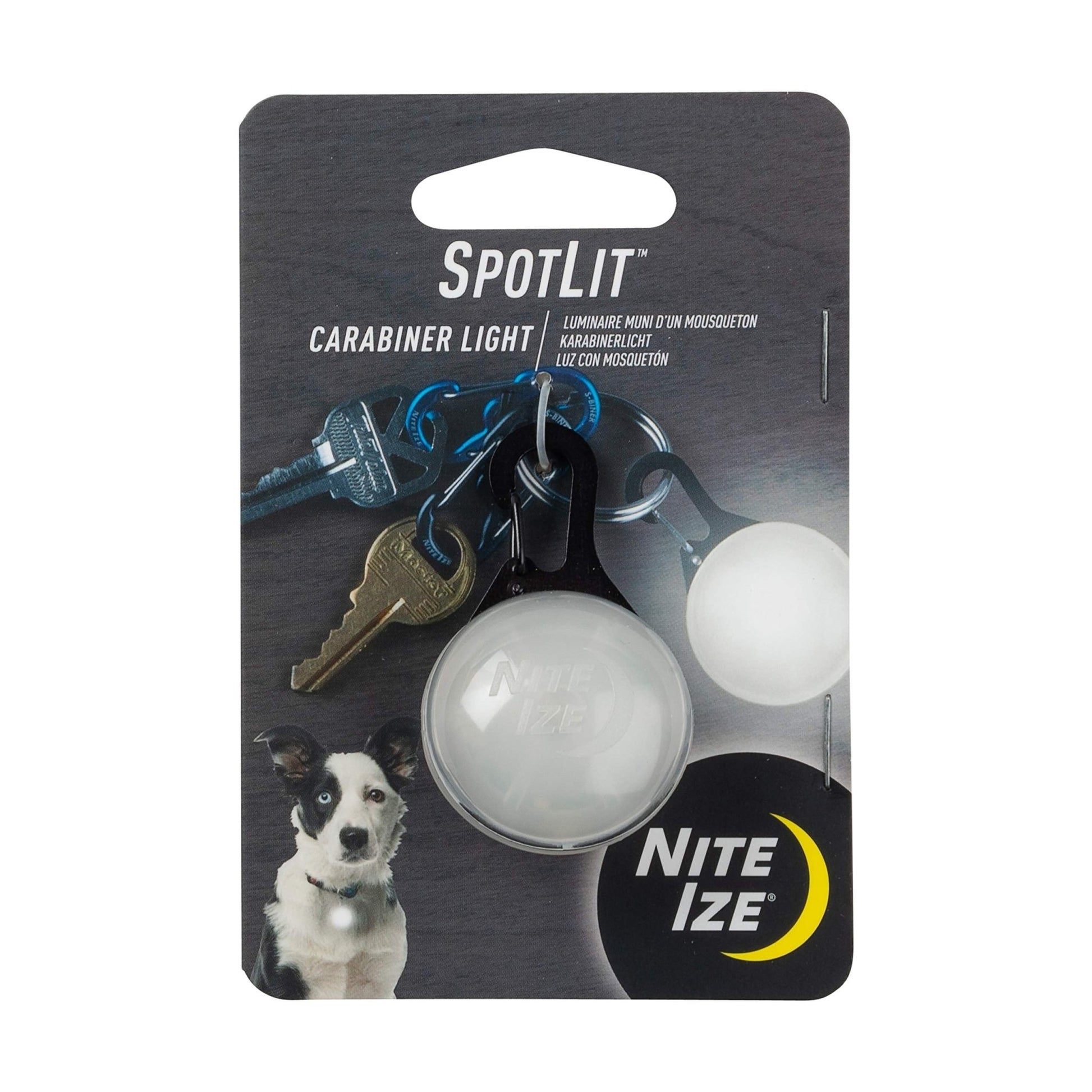 SPOTLIT LED CARABINER LIGHT - householdessential