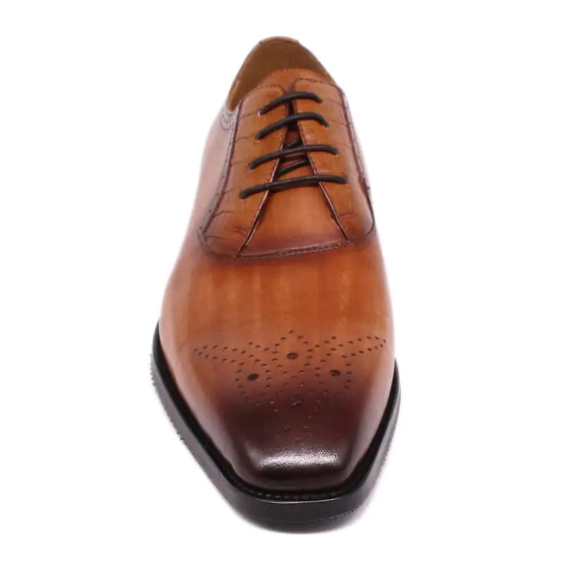 Casual Retro Leather Oxford Shoes for Men - householdessential