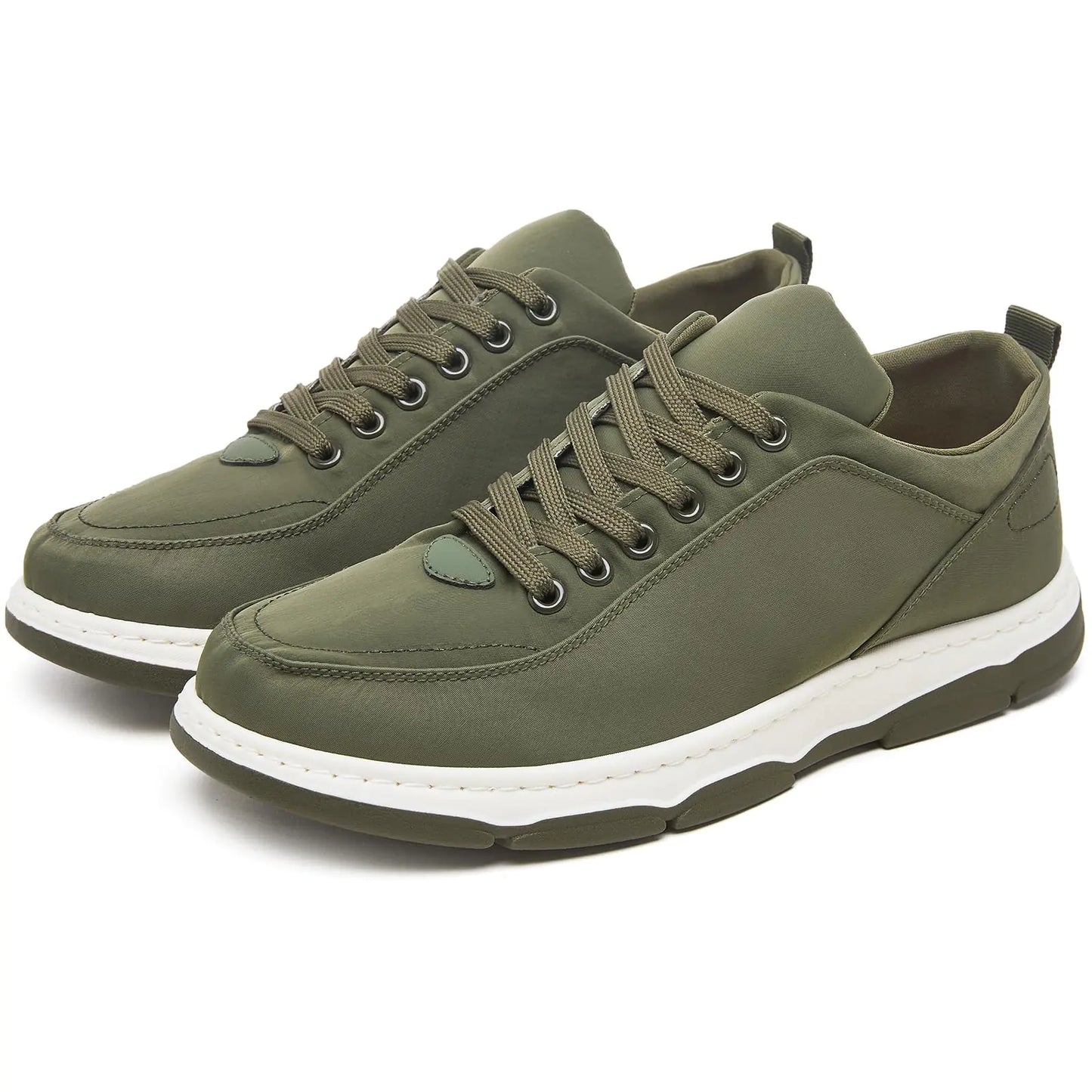Green Mens Fashion Sneakers Comfortable Walking Shoes Casual Shoes US12 - householdessential