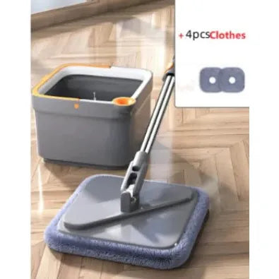 Household Mop Automatic Rotation - householdessential