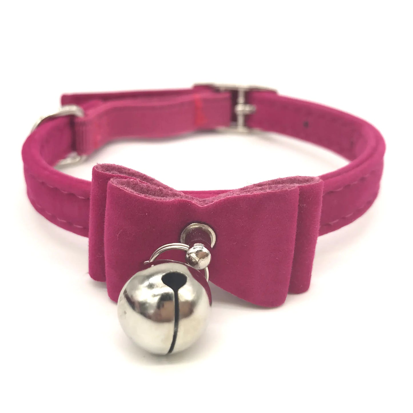 Pet Collar with Bell and Bow for Cats - householdessential