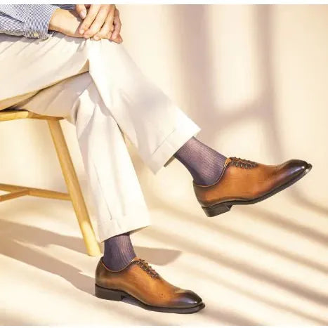 Casual Retro Leather Oxford Shoes for Men - householdessential