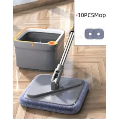 Household Mop Automatic Rotation - householdessential