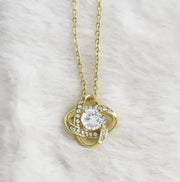 Four-Leaf Clover Eternal Love Pendant