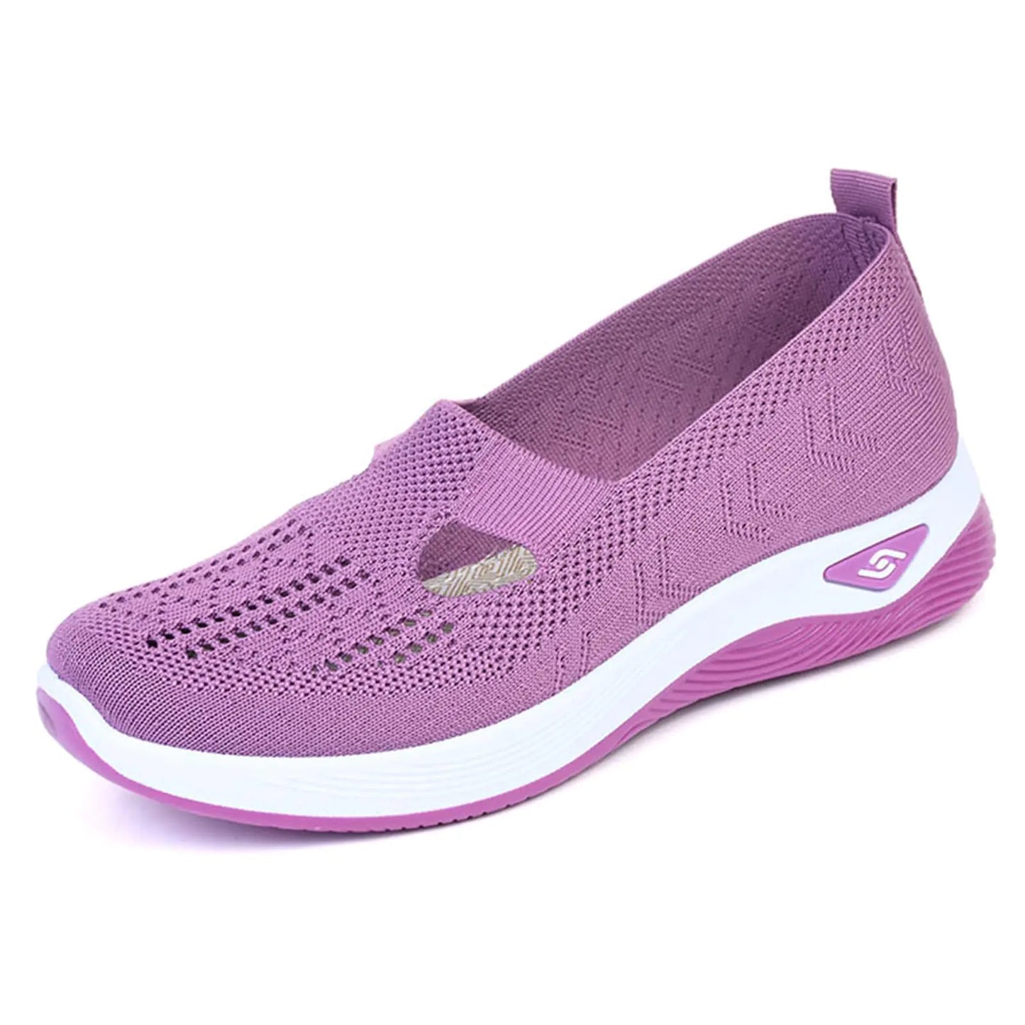 Women's Woven Orthopedic Breathable Diabetic Shoes with Arch Support - householdessential