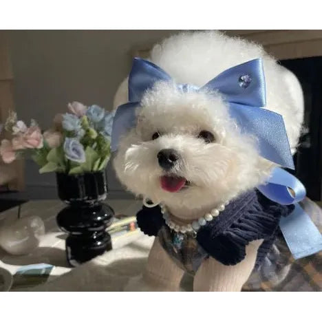Princess Style Bow Pet Accessories Hair Band - householdessential