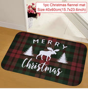 Christmas Door Mat Santa Claus Carpet Marry Christmas Decorations for Home 2024 Xmas Ornament Navidad Natal Gifts New Year 2025