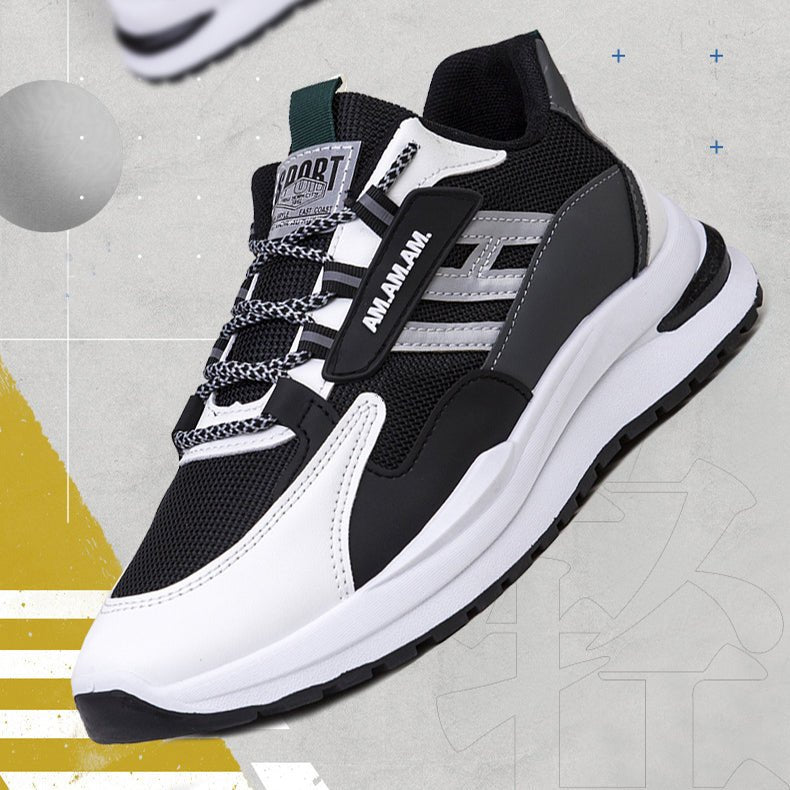 Men Sneakers White Sports Shoes Running Walking - householdessential