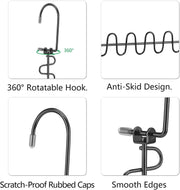 Hanger Organizers 20 Pack Hangers Space Saving, Closet Clothes Organizer Hangers, Space Saver for Apartment Dorm Small Space