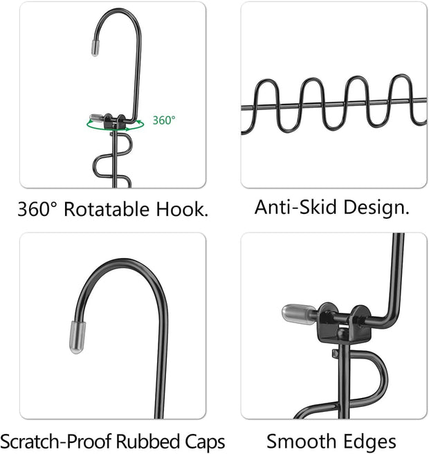 Hanger Organizers 20 Pack Hangers Space Saving, Closet Clothes Organizer Hangers, Space Saver for Apartment Dorm Small Space